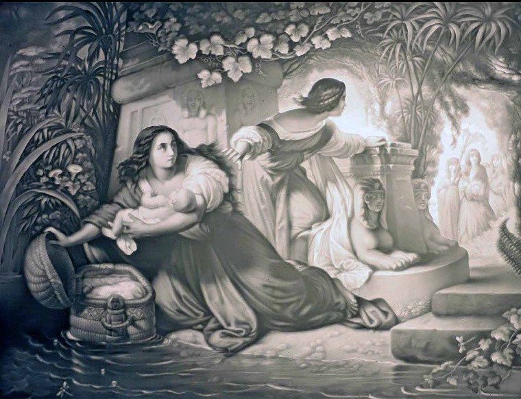 Die Aussetzung Moses (2. Version)