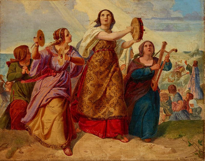 Mirjam’s Lobgesang (Ölskizze)