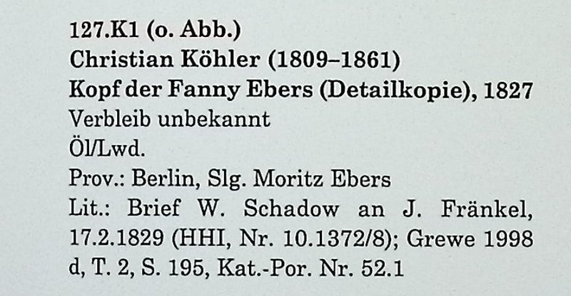 Kopf der Fanny Ebers (Detailkopie)