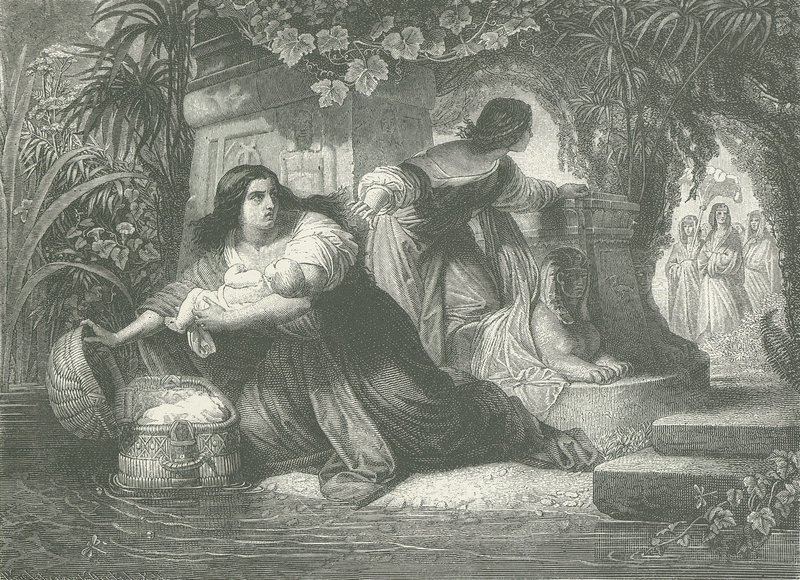 Die Aussetzung Moses (unbekannt)