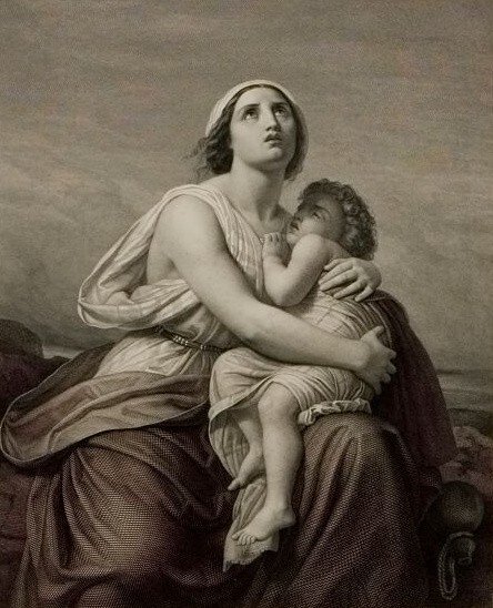 Hagar und Ismael (Felsing)