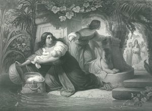 Die Aussetzung Moses (2. Version)