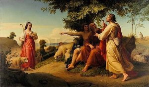 Jacob und Rahel am Brunnen