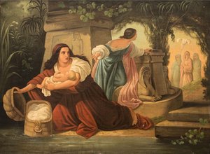 Die Aussetzung Moses (2. Version)